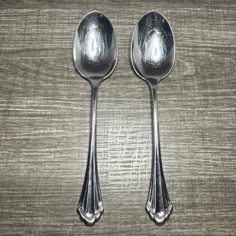 Oneida MARQUETTE Community Cube Stainless Glossy Silverware CHOICE Flatware-2